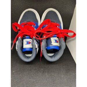Champion Kids' Sneakers Toddler Size 6x Red, White, Blue & Black Design With Red
